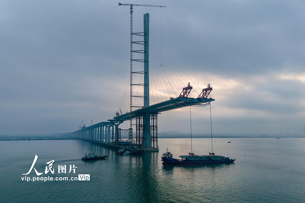 廣東珠海：黃茅海跨海通道建設有序推進【3】