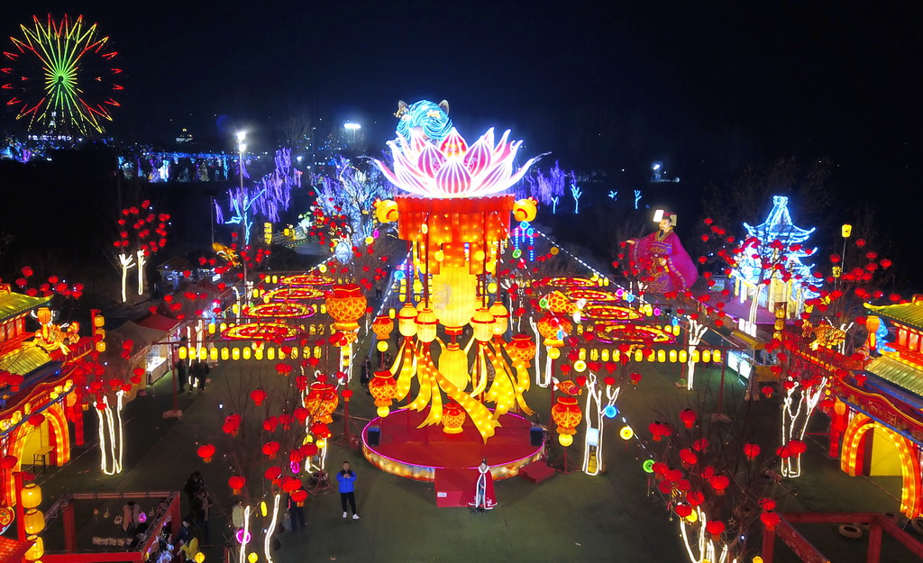 山東淄博：花燈燦爛賀新年