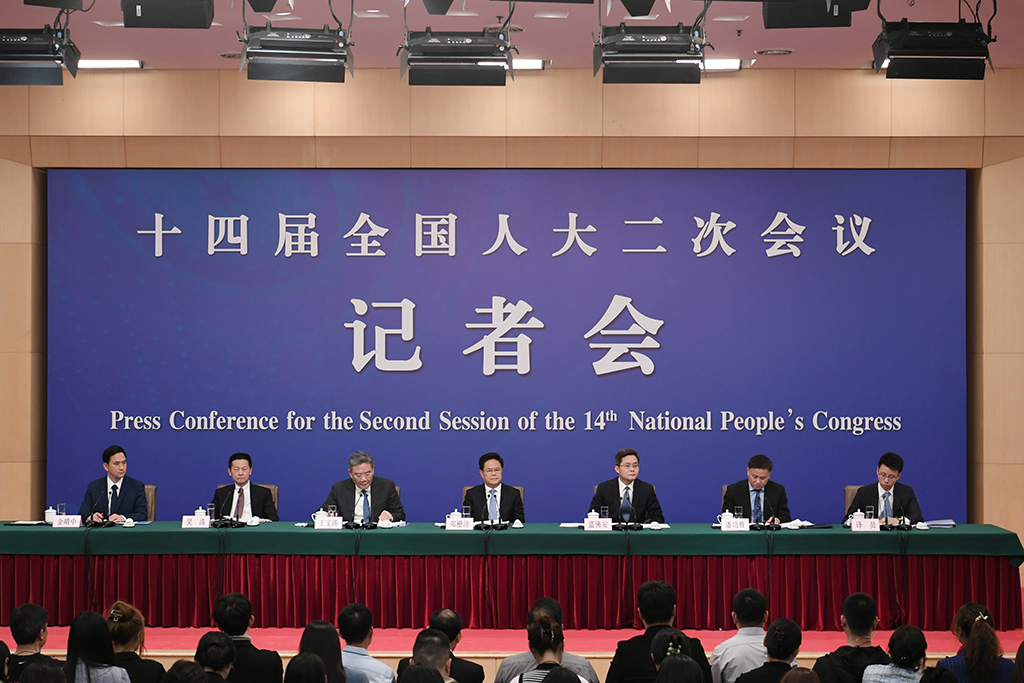 十四屆全國人大二次會議經濟主題記者會。