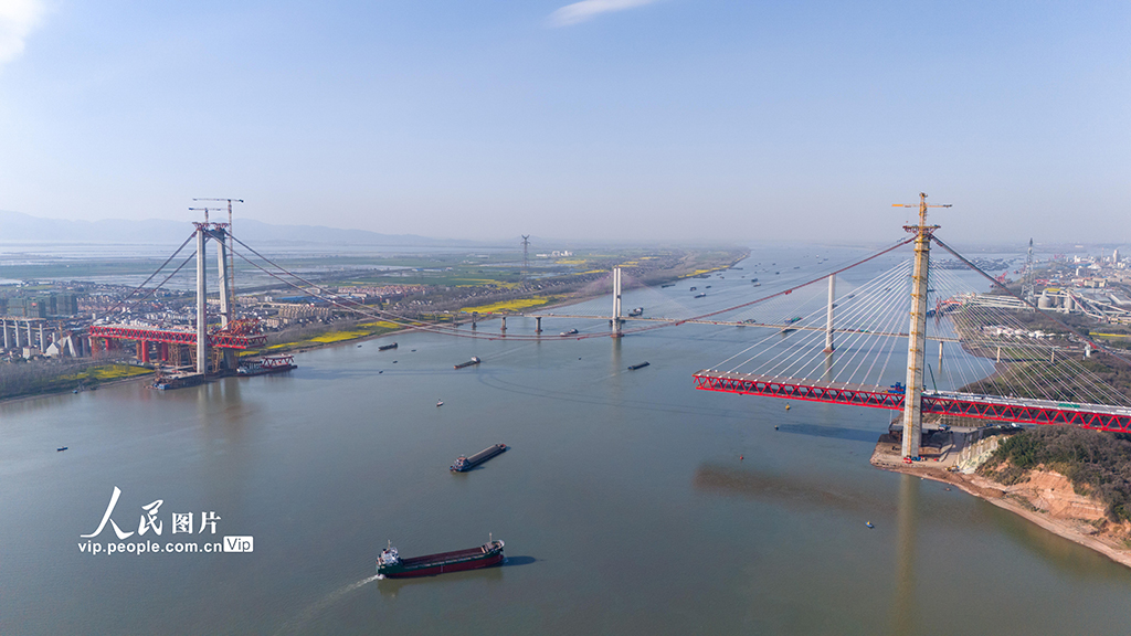 安徽：G3銅陵長江公鐵大橋加快施工