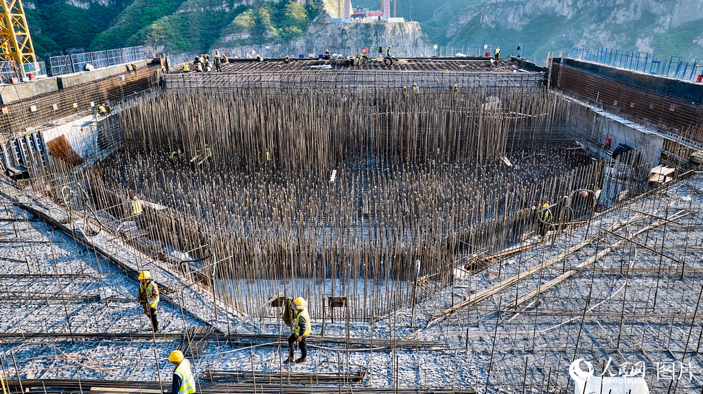 濟新高速黃河三峽大橋主體施工加緊推進【5】