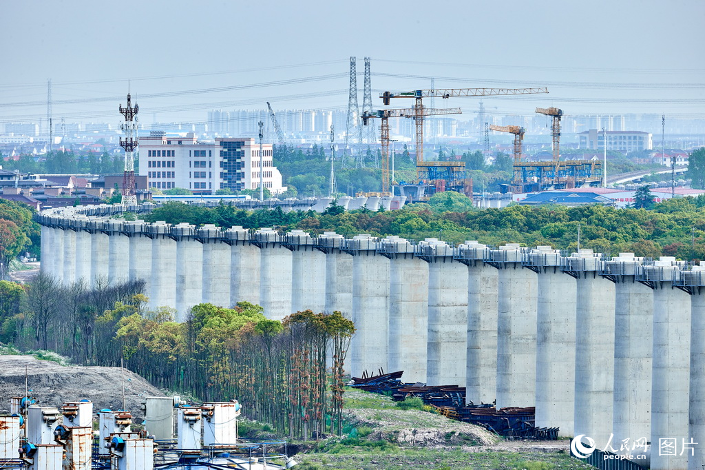 滬蘇通鐵路二期建設按下“加速鍵”