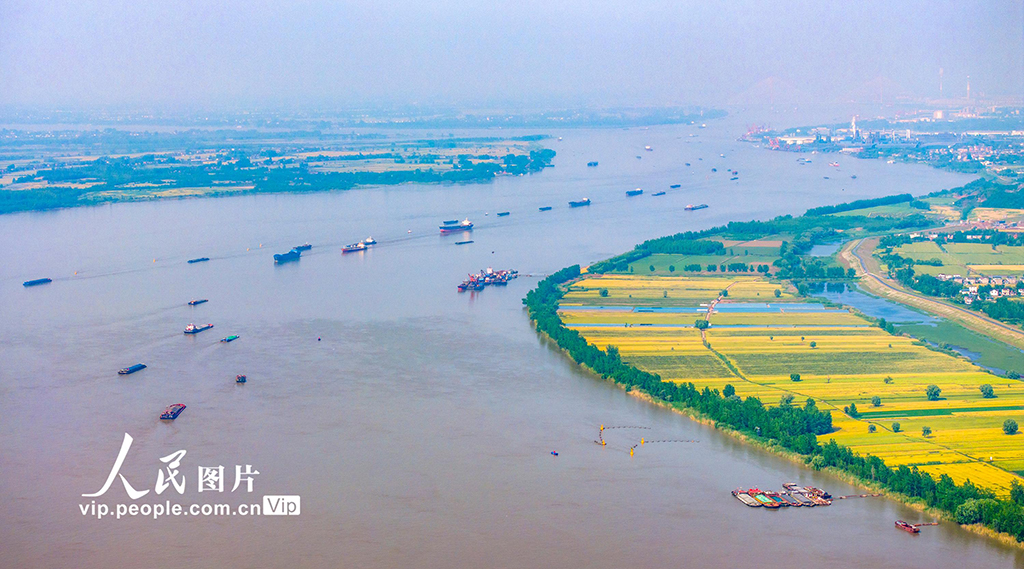  Wuhu, Anhui: busy shipping in the Yangtze River