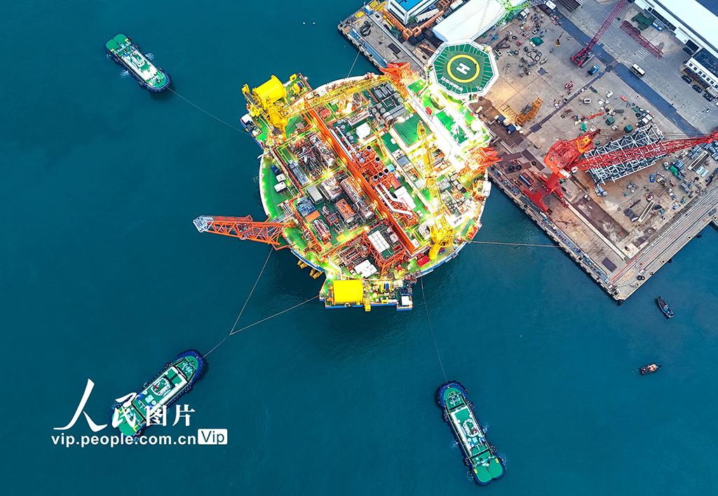  Qingdao, Shandong: Asia's first cylindrical "offshore oil and gas processing plant" is about to start shipping