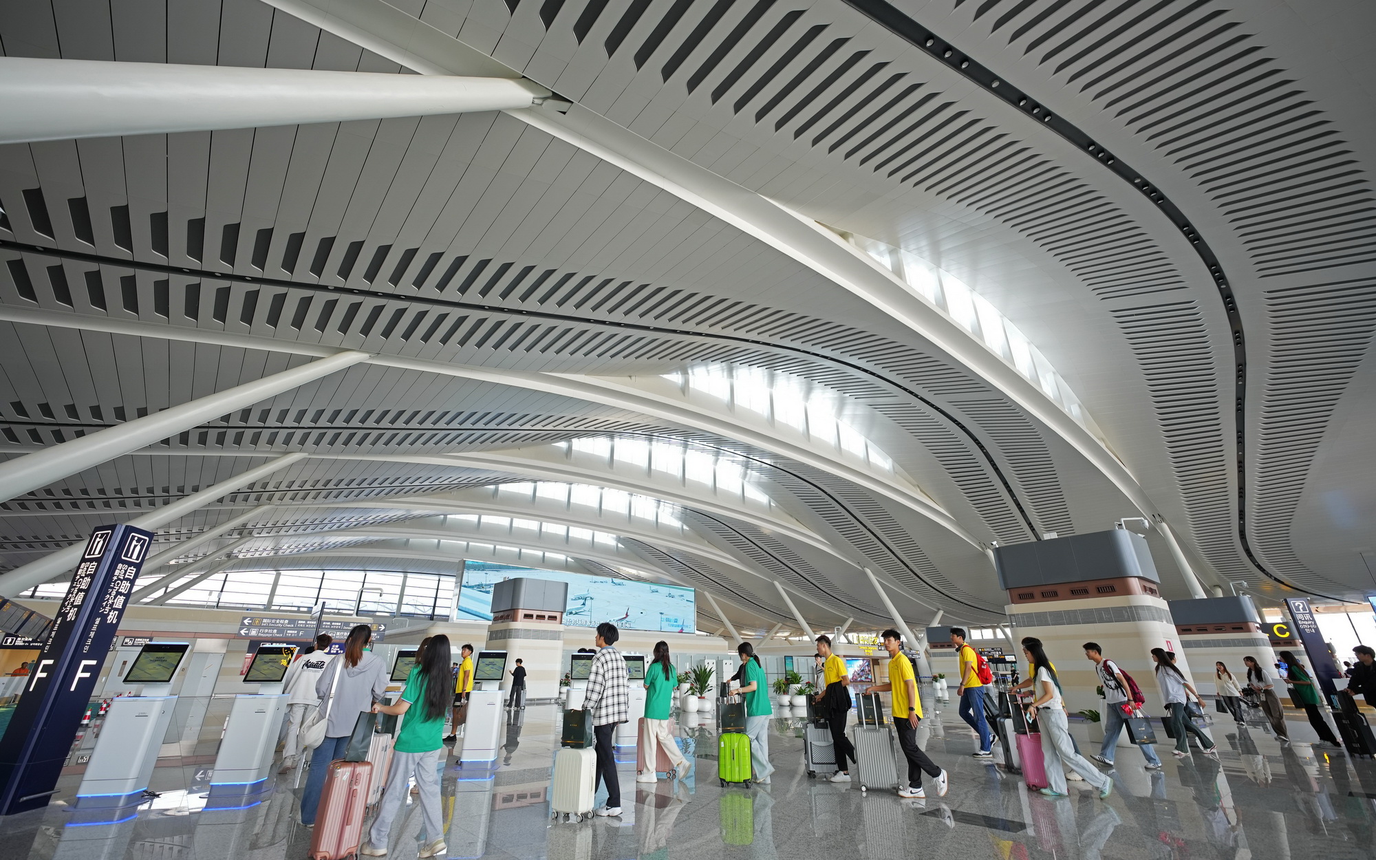山东烟台蓬莱国际机场T2航站楼举行模拟运行演练