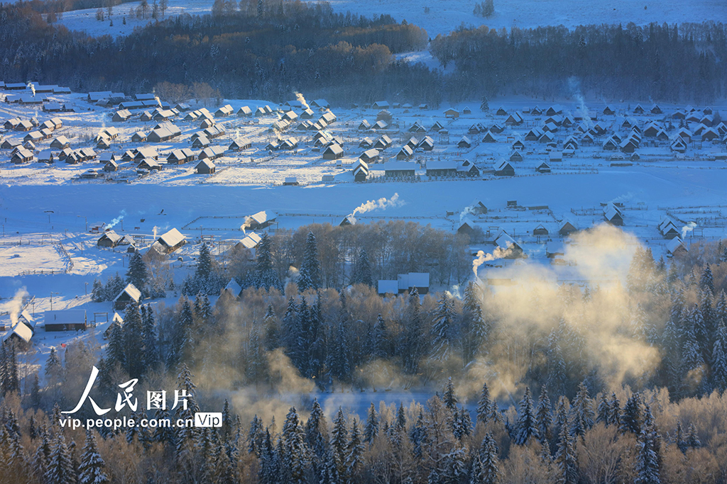 新疆布尔津：禾木雪景梦幻 宛若童话世界【6】