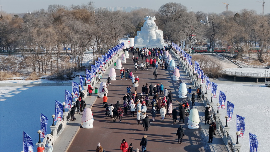 第37届太阳岛国际雪雕艺术博览会试开园