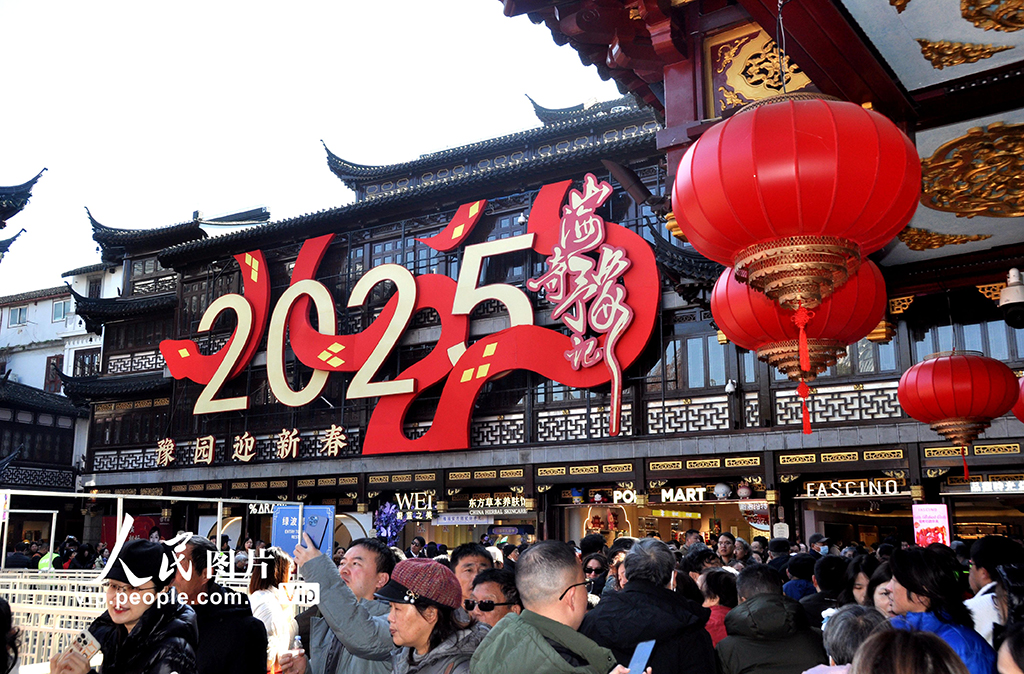 上海：逛灯会 迎新年