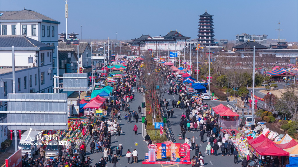江苏宿迁：传统庙会热闹非凡【4】