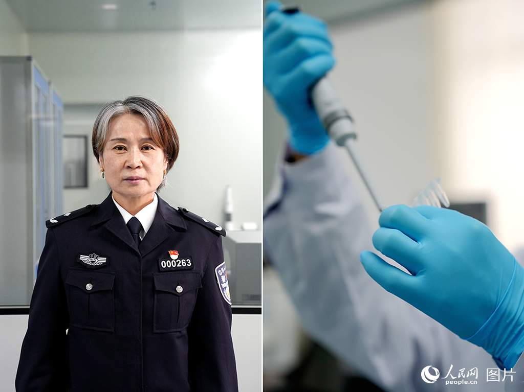 工作中的李敏。人民網記者 閻夢婕攝