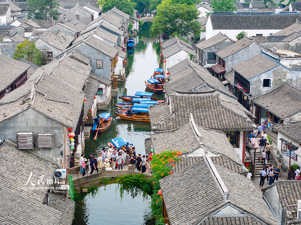 江蘇昆山：周庄古鎮旅游人氣旺【2】