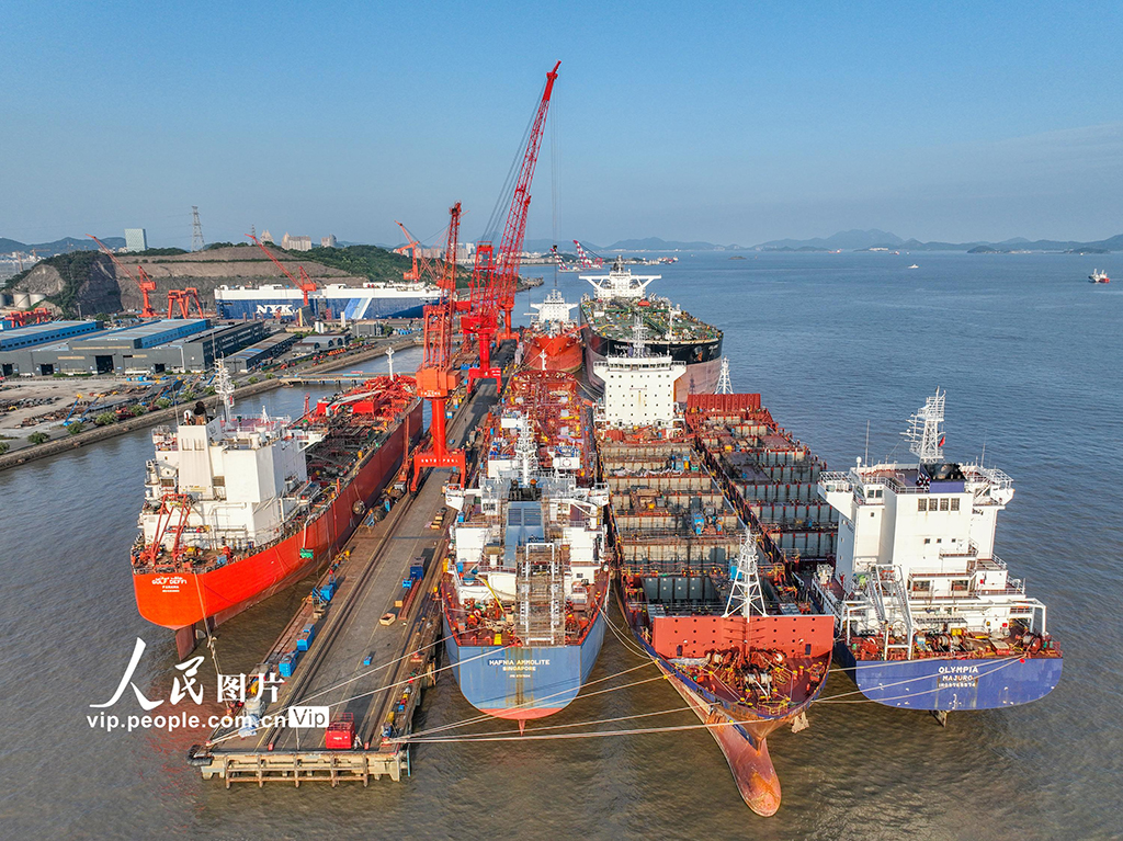 浙江舟山：船舶維修忙【4】