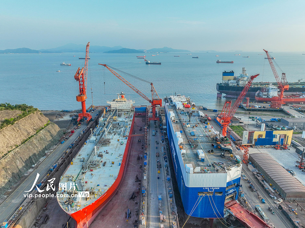 浙江舟山：船舶維修忙【2】