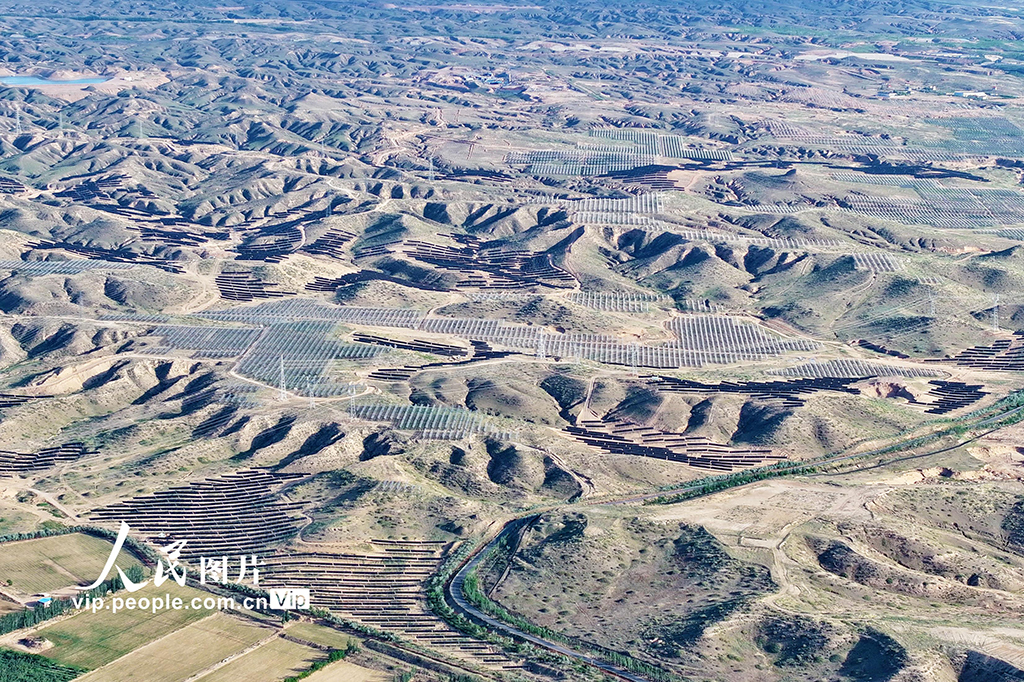 寧夏銀川：“沙戈荒”光伏賦能綠色發展【3】