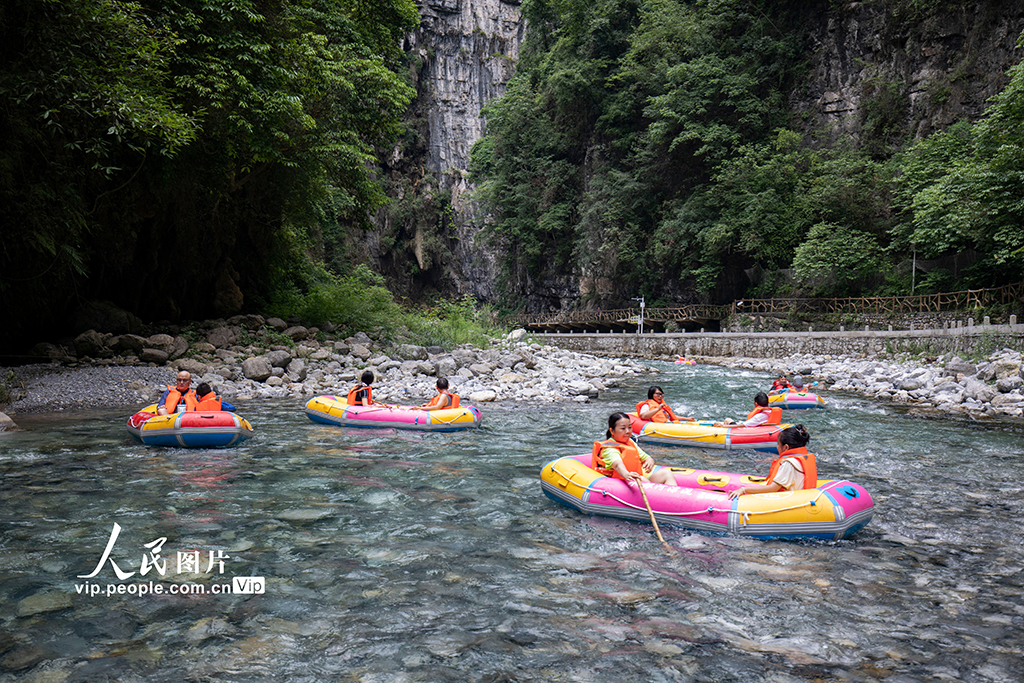 贵州桐梓:峡谷漂流 乐享清凉【3】
