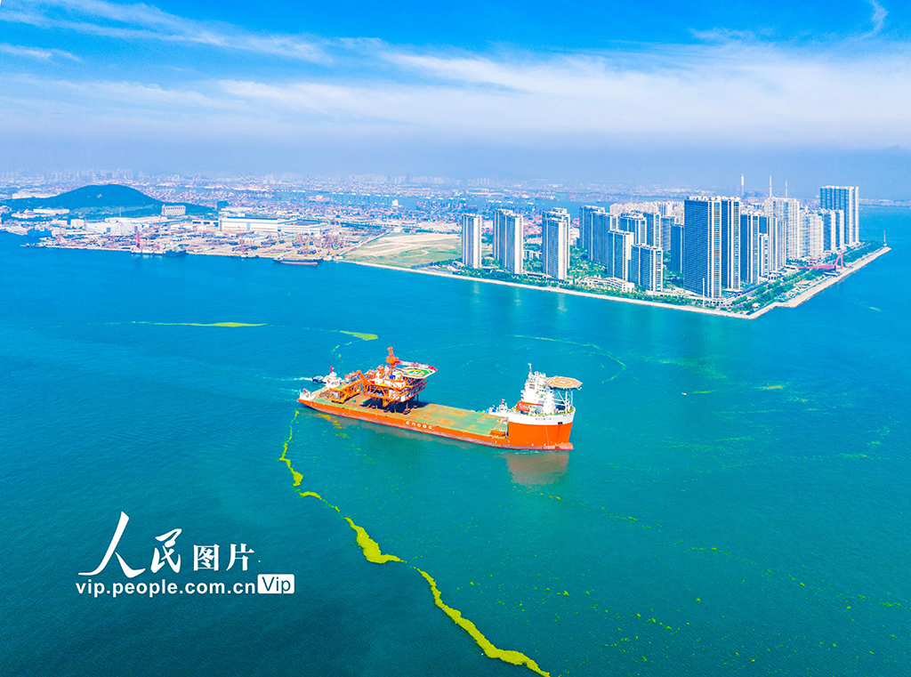 山東青島:西江24-7平台上部組塊陸地完工起運【5】