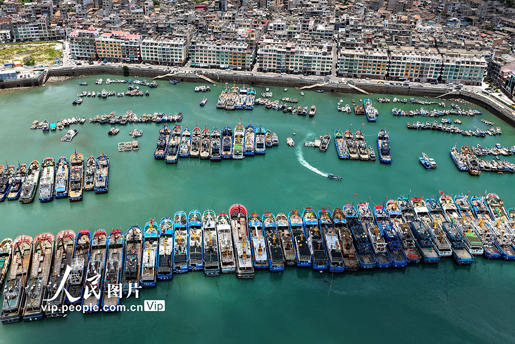 福建福州：漁船回港躲避台風【5】