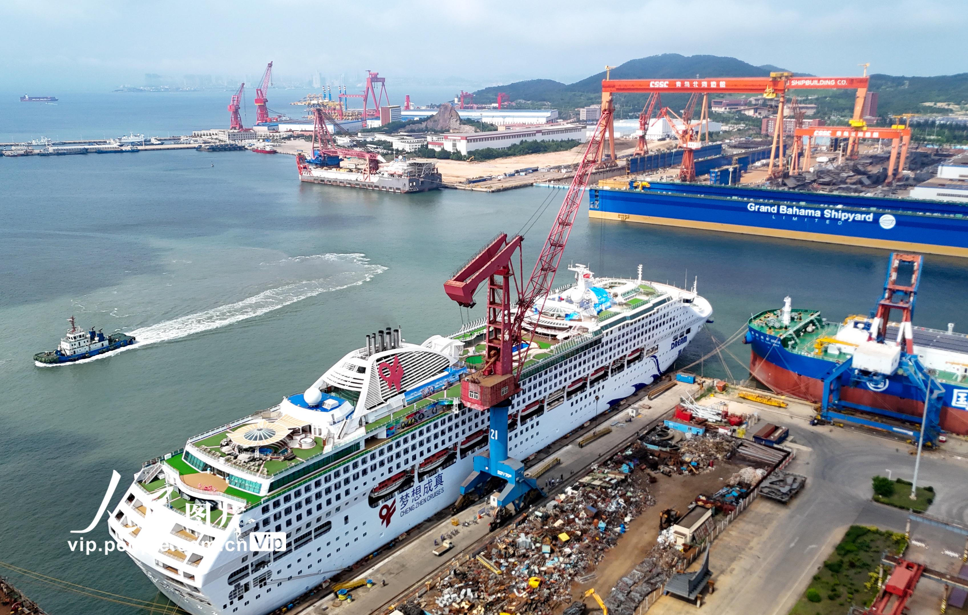 山東首次完成豪華郵輪進塢常規修理任務【6】