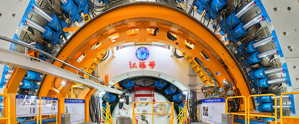 江蘇南通：海太長江隧道“江海號”盾構機掘進突破千米【2】
