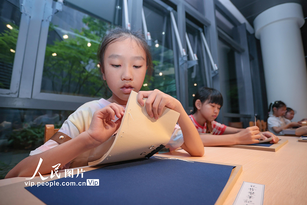 四川遂宁:暑期研学 体验古籍修复【5】