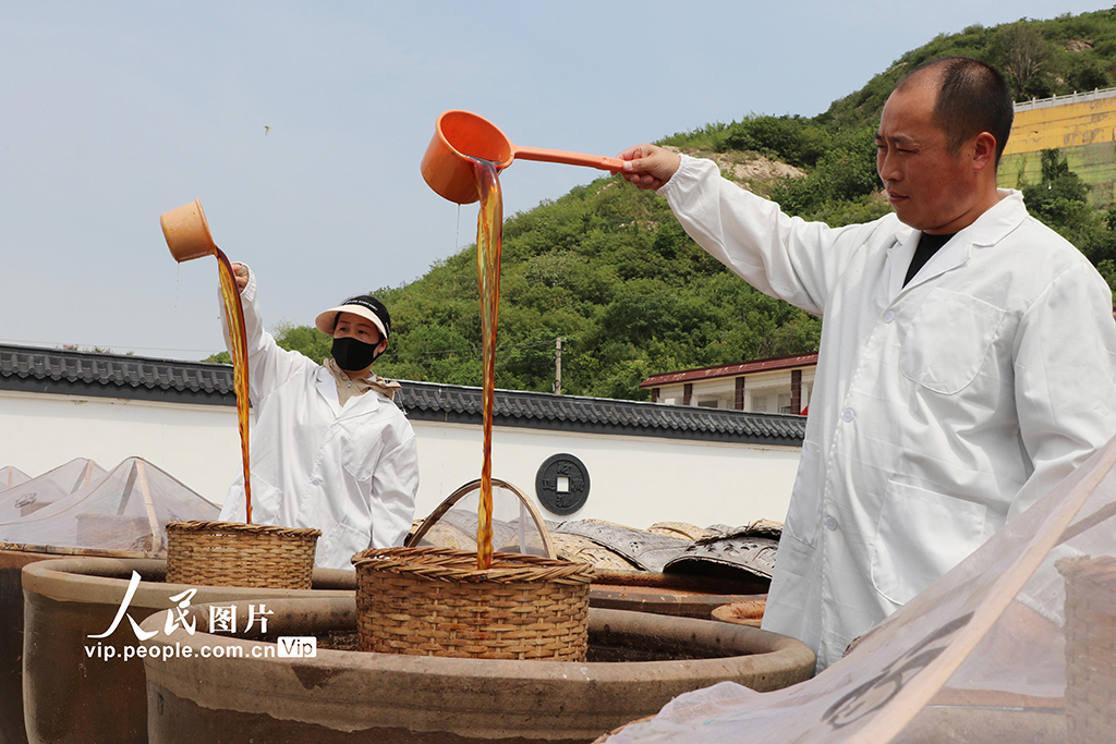 江苏灌云：夏日晒酱【2】