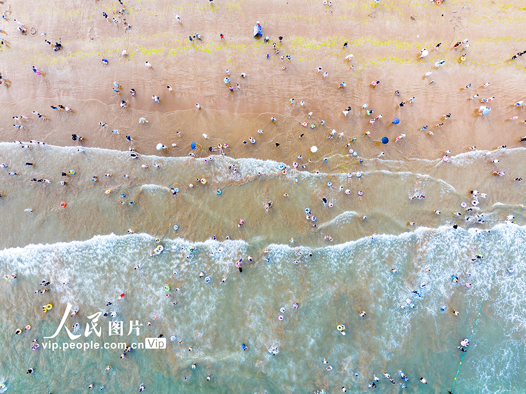 山東青島：海水浴場樂享夏日清涼【5】