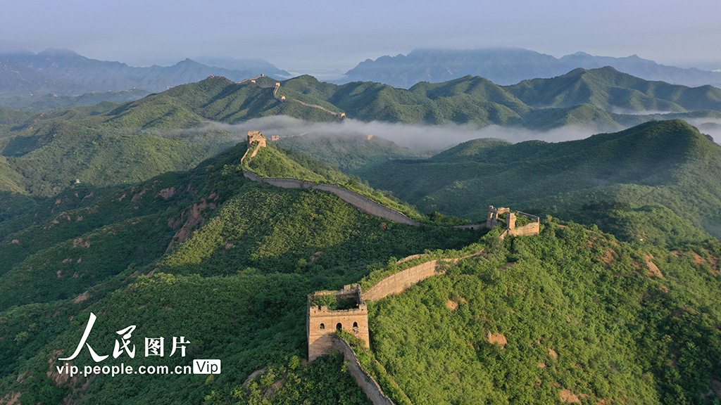 北京密云:蟠龙山长城晨雾缥缈景美如画【6】