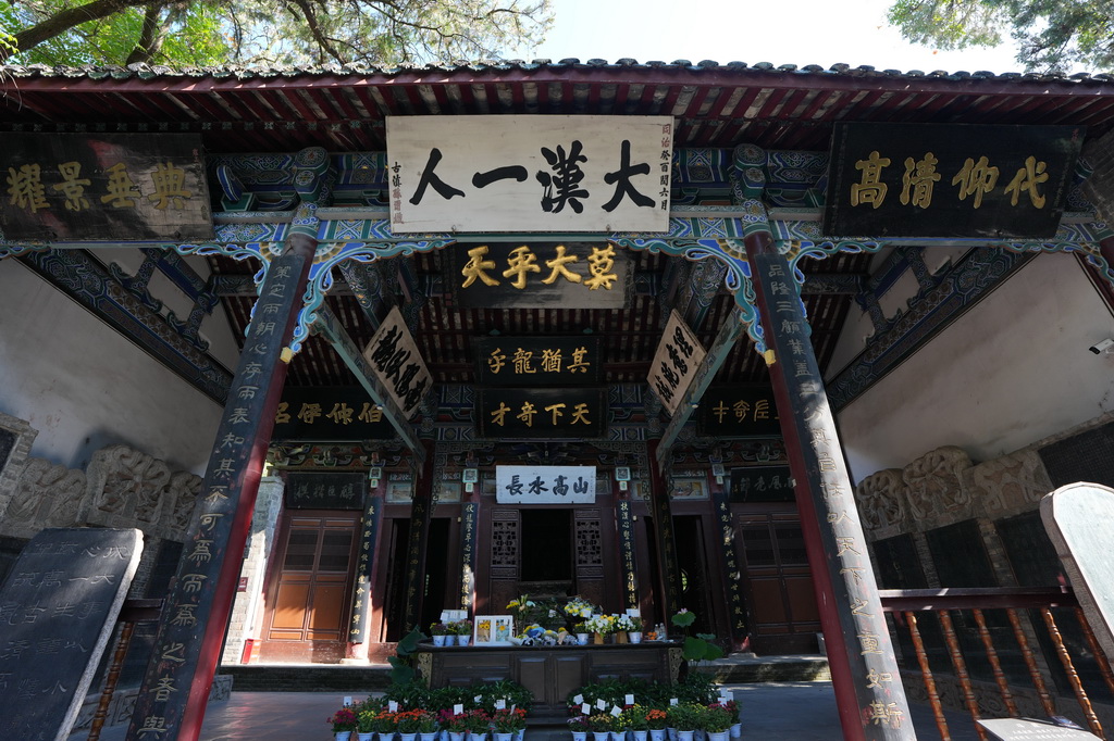 位於漢中市勉縣的武侯祠(7月22日攝)。