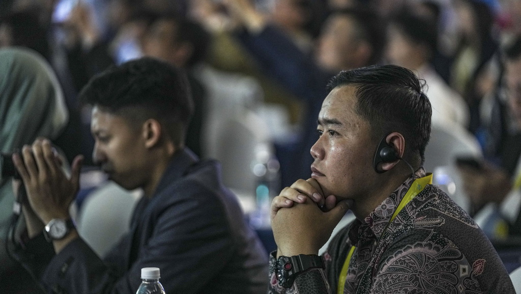 7月26日，參會代表出席2025中國—東盟教育交流周開幕式。