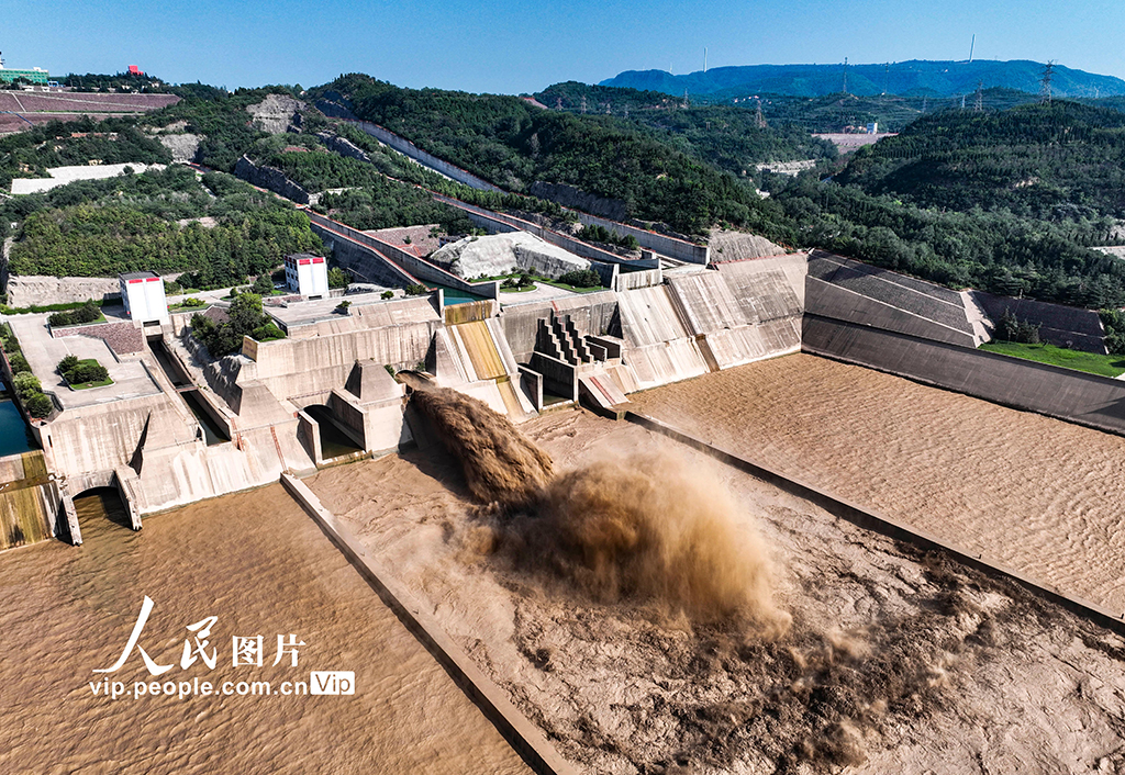 河南济源：小浪底泄洪防汛【2】