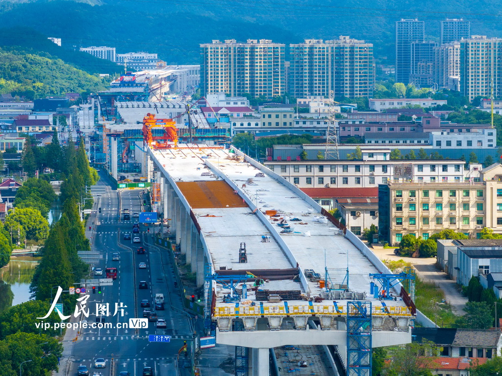 浙江寧波：九龍大道快速路建設正酣【2】