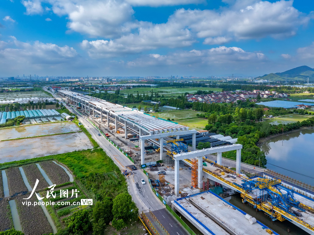 浙江宁波：九龙大道快速路建设正酣【4】