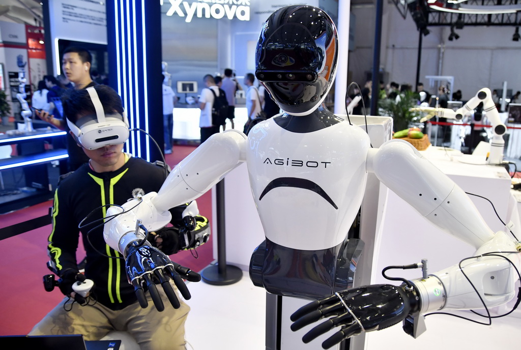 這是8月8日拍攝的2025世界機器人大會上展出的智能機器人。新華社記者 李欣 攝