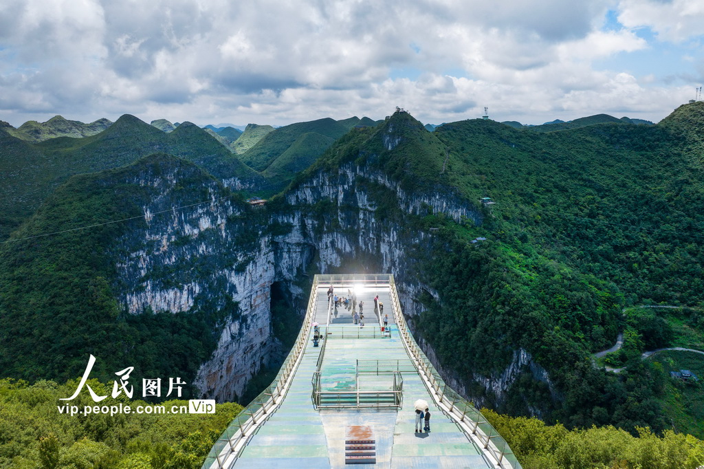 廣西樂業:暑期天坑美景引游人【2】