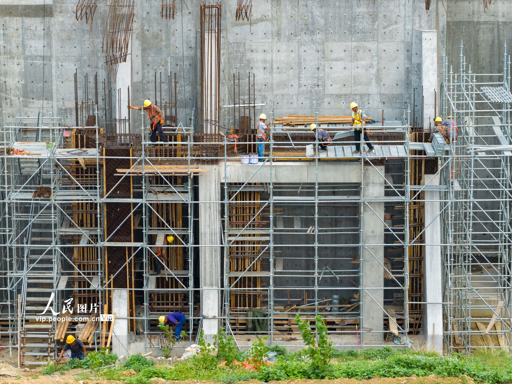 江苏淮安：淮河入海水道二河枢纽建设稳步推进【3】