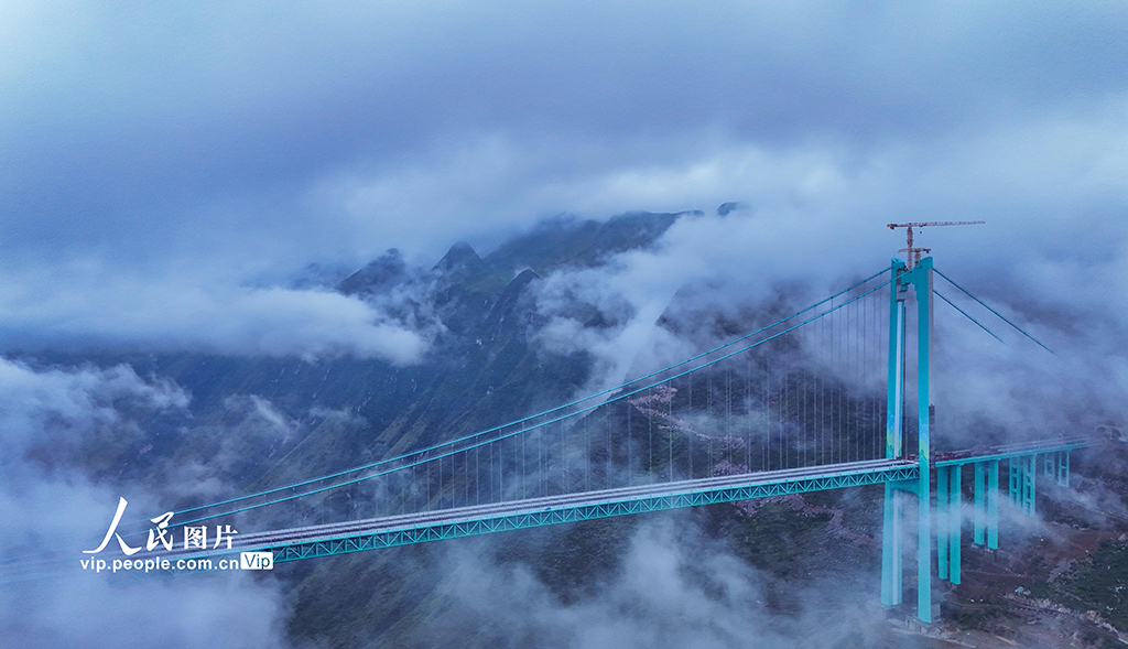 貴州：花江峽谷大橋進行荷載試驗【4】