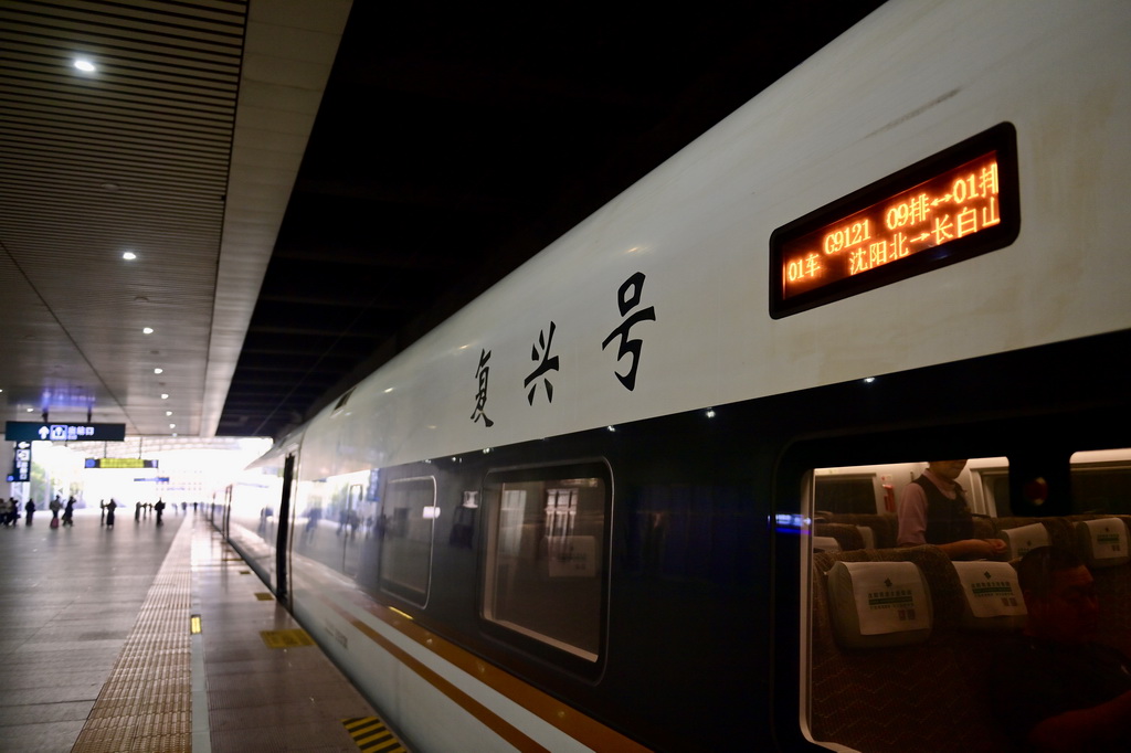 這是9月4日在沈陽北站拍攝的G9121次列車。