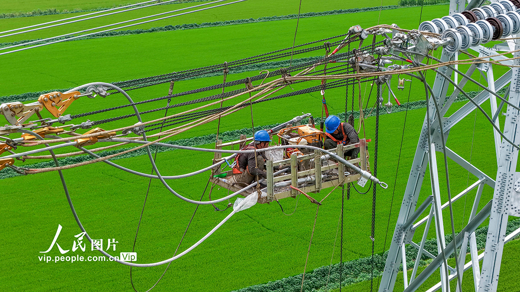 江苏盐城：滨海电厂送出工程建设忙【2】