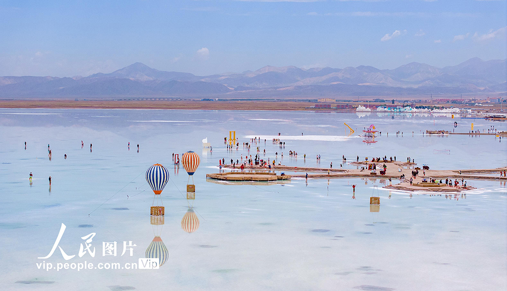 青海烏蘭：鹽湖美景醉游人【5】