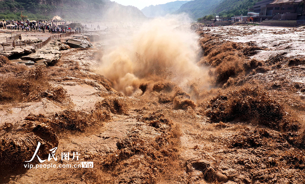 山西吉縣:黃河壺口瀑布氣勢磅礡【2】