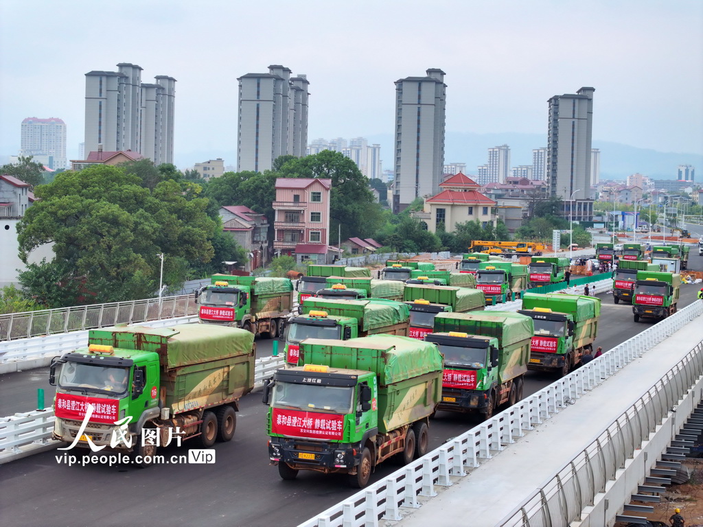 江西泰和：澄江大桥进行静载试验【8】