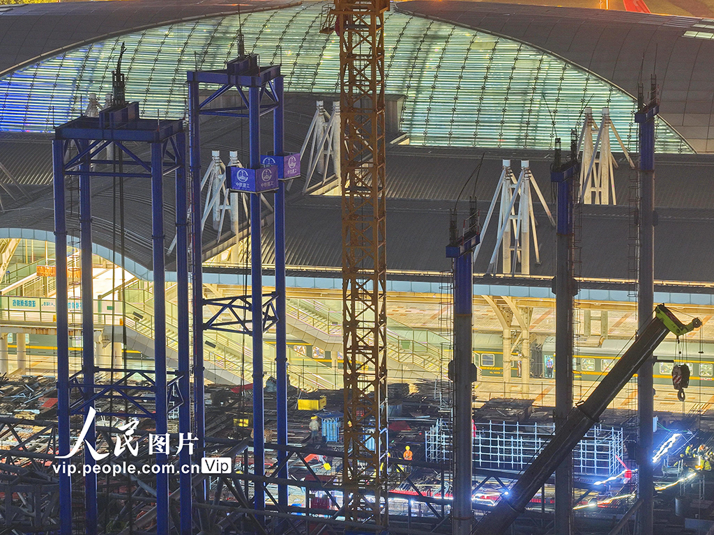 新建上海至南京至合肥高铁南通站站房建设有序推进【4】