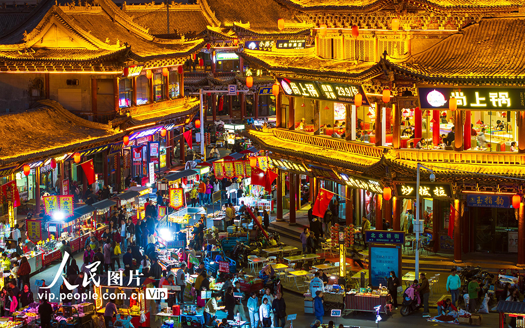 甘肃张掖：老街“夜经济”【3】