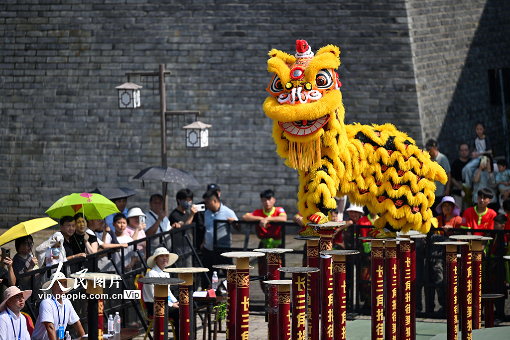 安徽肥东：第三届长三角舞狮邀请赛举行【3】