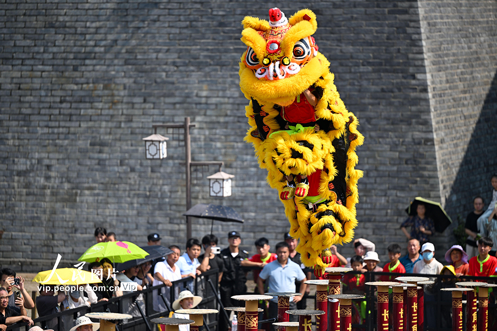 安徽肥东：第三届长三角舞狮邀请赛举行【4】