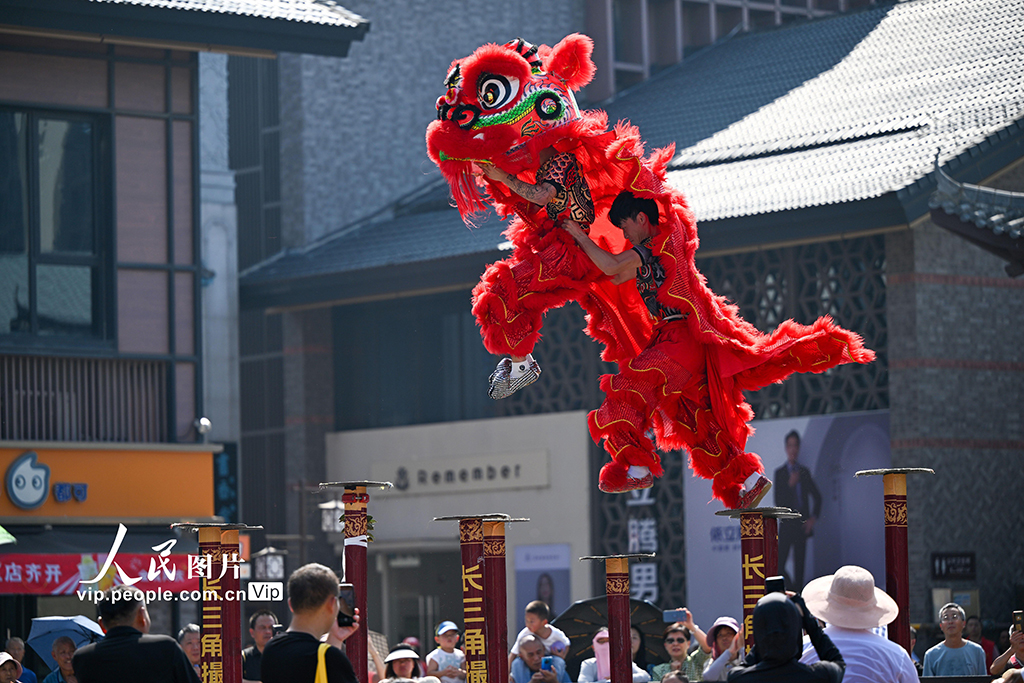 安徽肥东：第三届长三角舞狮邀请赛举行【6】