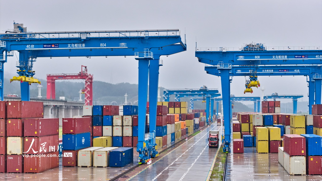 浙江义乌：苏溪国际枢纽港开港百余日累计到发集装箱达4.5万标箱【4】