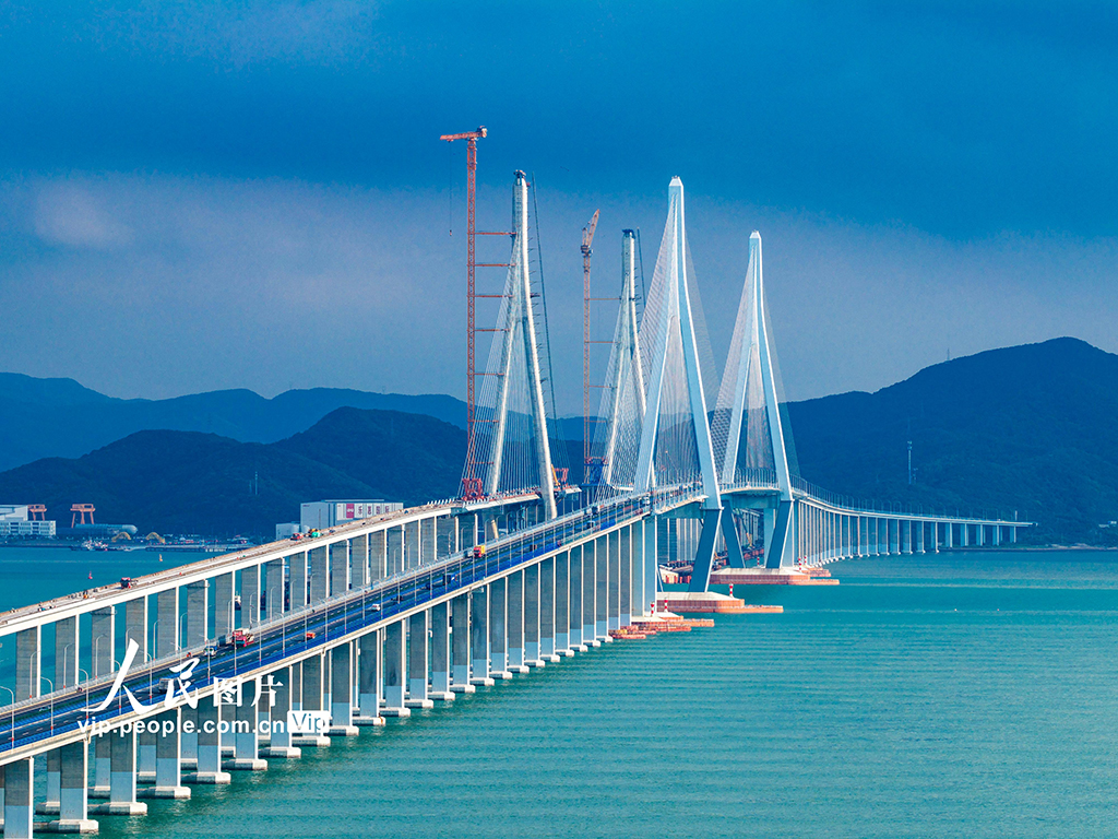 浙江宁波:象山港跨海大桥北侧边跨合龙【10】