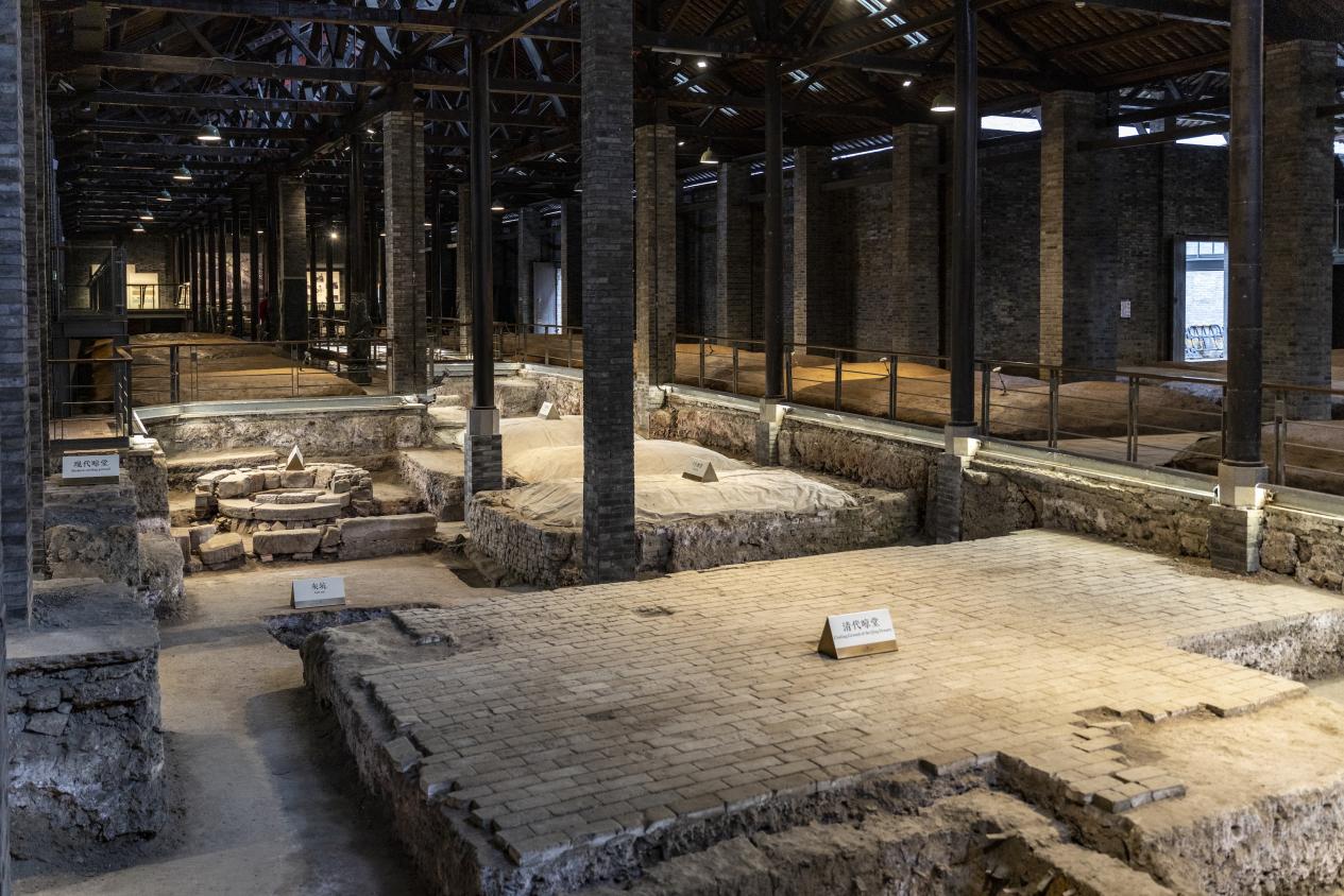 成都水井坊博物馆里的古代酿酒遗迹。王剑摄