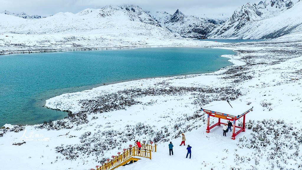 四川巴塘：姊妹湖国家湿地公园雪景美【3】